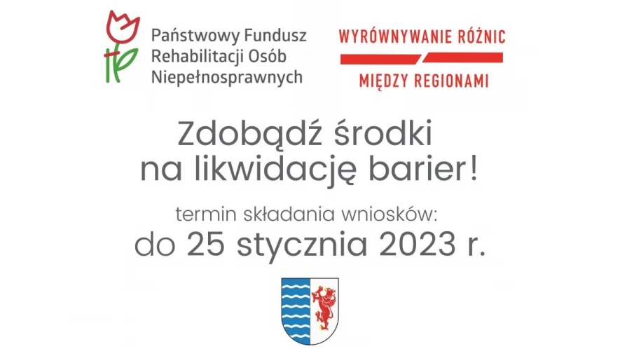 Zdobądź środki na likwidację barier