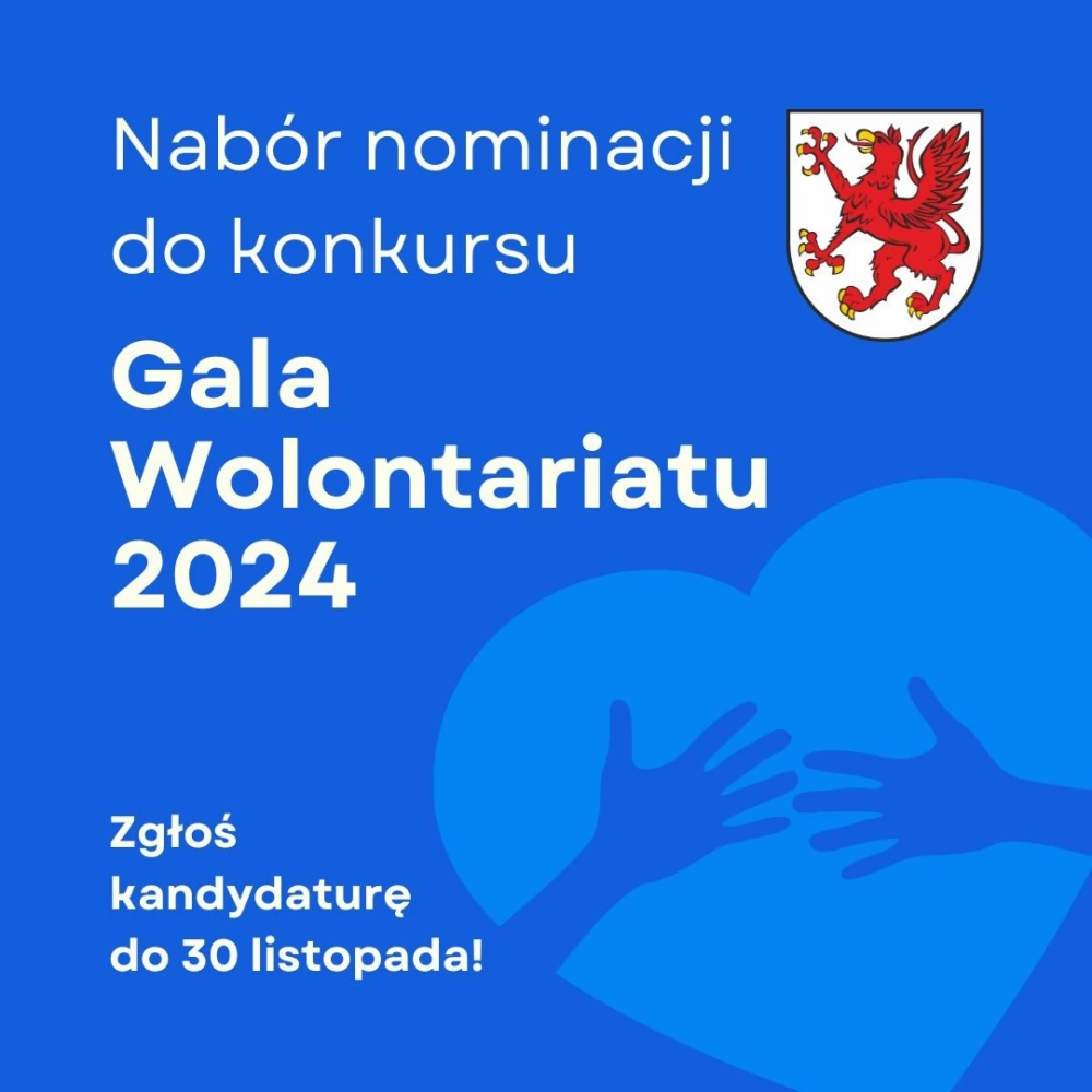 Zgłoszenia kandydatur do tczewskich Nagród Wolontariatu za 2024 rok