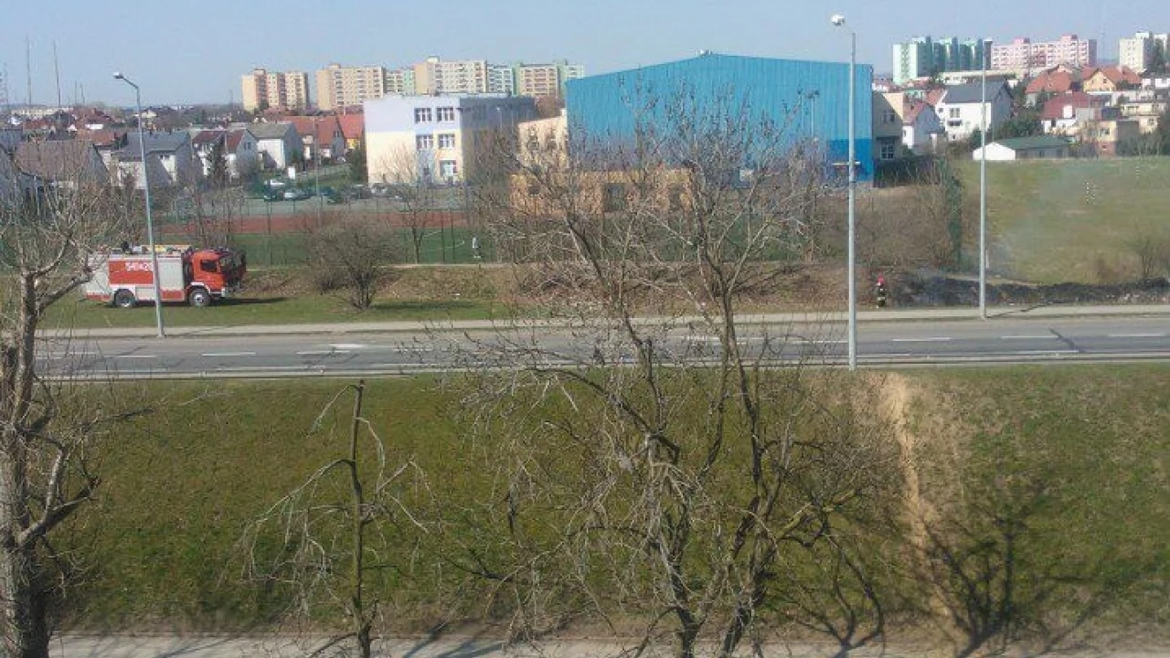Znowu płonęła trawa