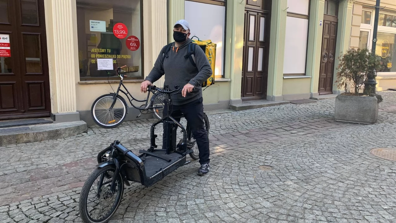 Zupę, czy pizzę dowiozą... na rowerze