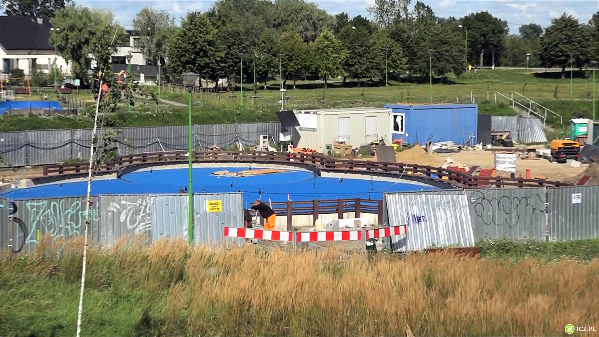 Wodny plac zabaw - postęp prac budowlanych i przewidywany termin otwarcia - Aktualności