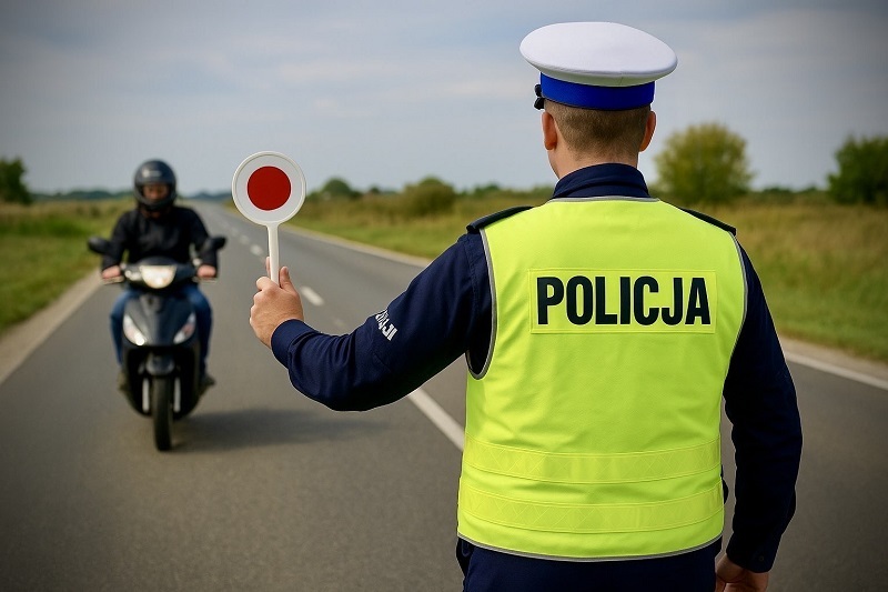 55-latek nie miał uprawień i jechał motorowerem, mając blisko trzy promile - Aktualności