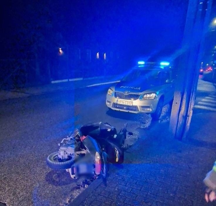 Sceny jak z filmu akcji w Pelplinie! Najpierw uciekał motorowerem, potem na piechotę - Aktualności