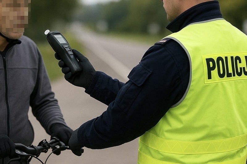 Pijani na drodze - jeden na rowerze, drugi za kierownicą. Obaj zatrzymani przez policjantów - Aktualności