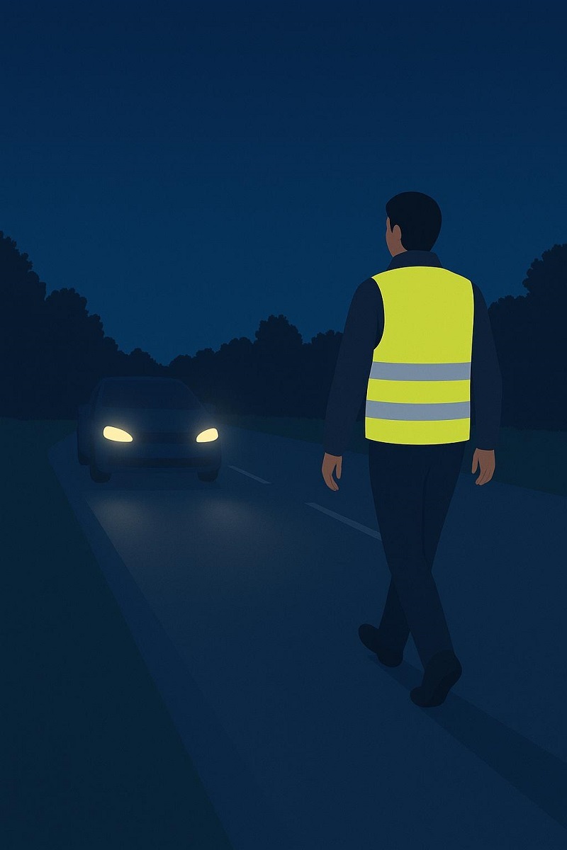 Kamizelka odblaskowa - niewielki wysiłek, wielkie bezpieczeństwo - Aktualności