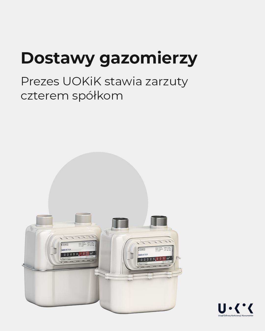 Dostawy gazomierzy. Prezes UOKiK stawia zarzuty czterem spółkom - Tcz24