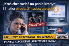 Ktoś chce wziąć na panią kredyt.. 21 tys. zł przepadło! - Aktualności
