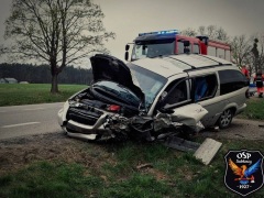 Tczew - Wypadek na DK91. Jedna osoba została ranna