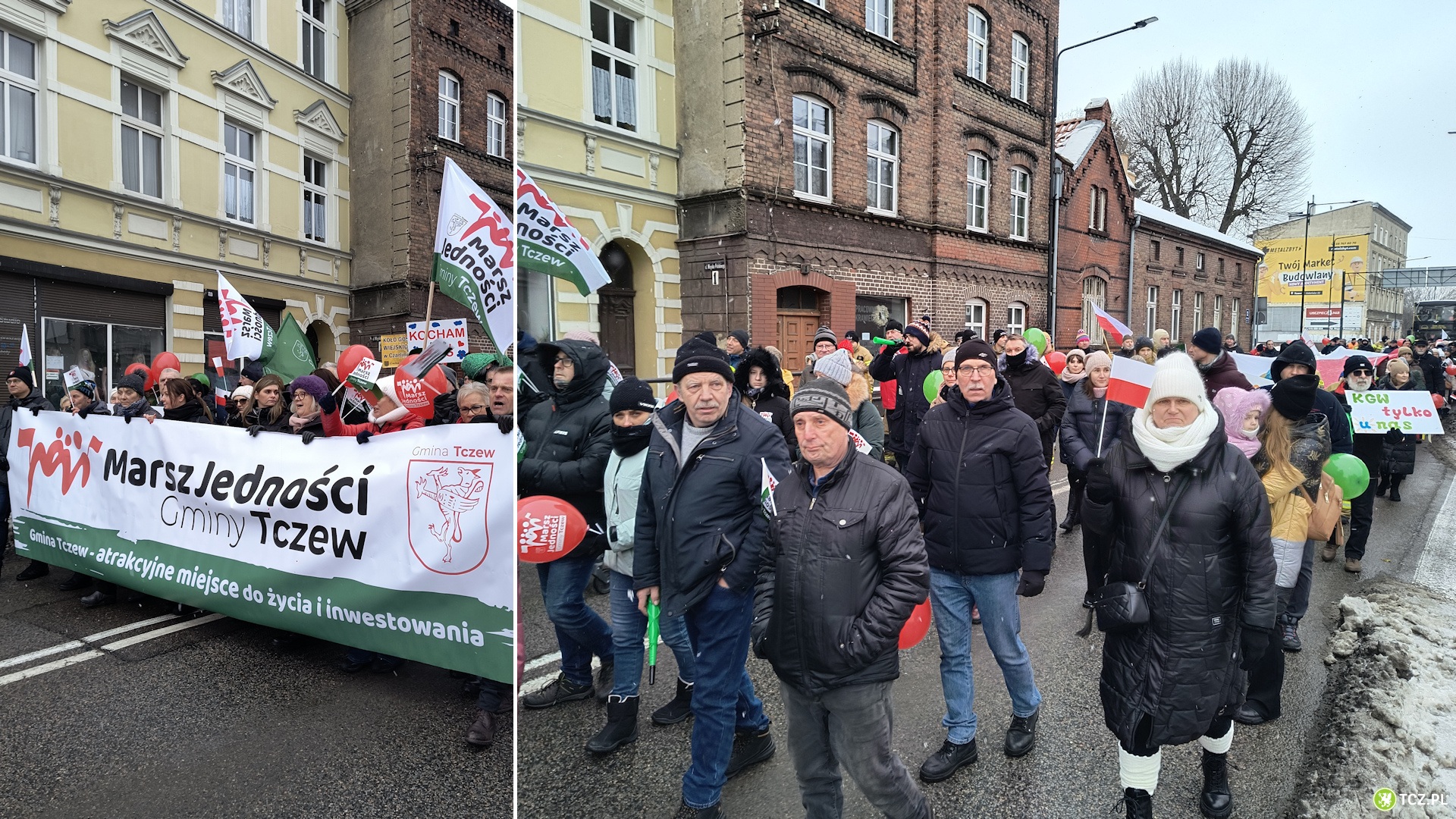 Marsz Jedności Gminy Tczew przeszedł ulicami Tczewa - Aktualności
