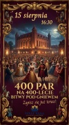 Wielkie odliczanie do jubileuszu! Dołącz do akcji 400 par na 400-lecie Bitwy pod Gniewem - Aktualności