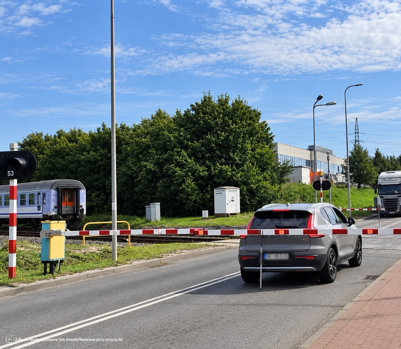 Czerwone światło i zamykające się rogatki. Tczewska drogówka ukarała dwóch kierujących - Aktualności