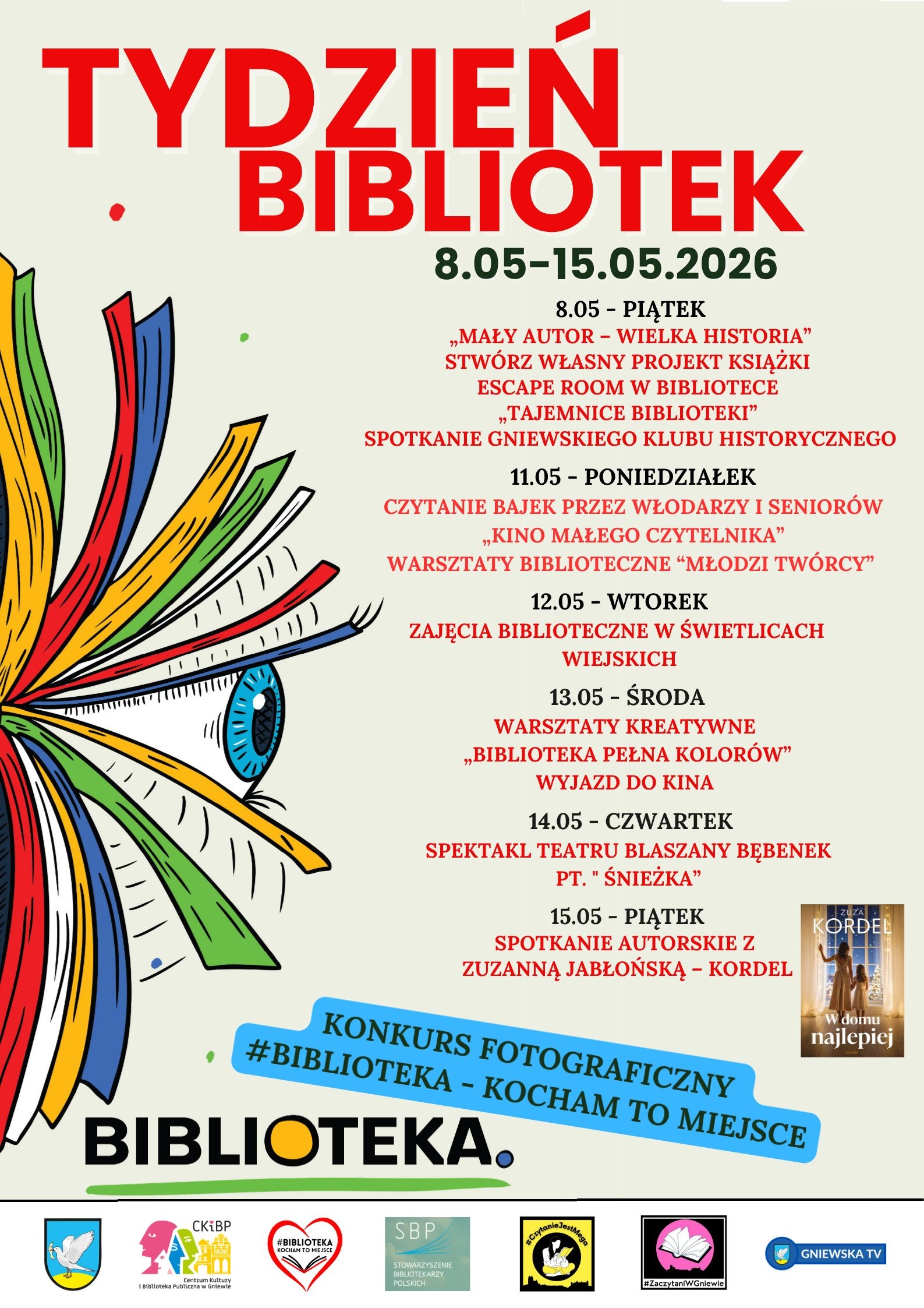 XXIII Ogólnopolski Tydzień Bibliotek w Gniewie - Aktualności