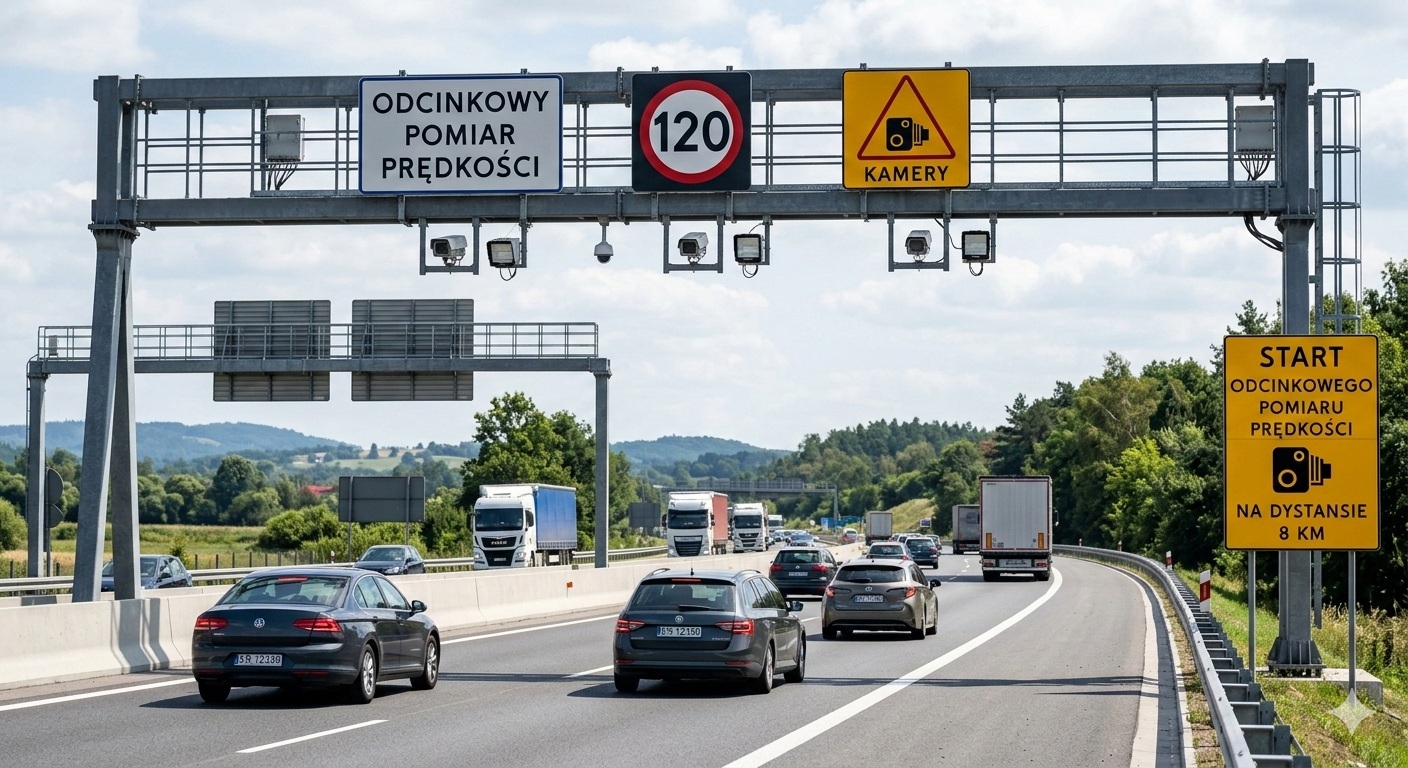 Odcinkowy pomiar prędkości na S6 i S7. Rusza montaż - Aktualności