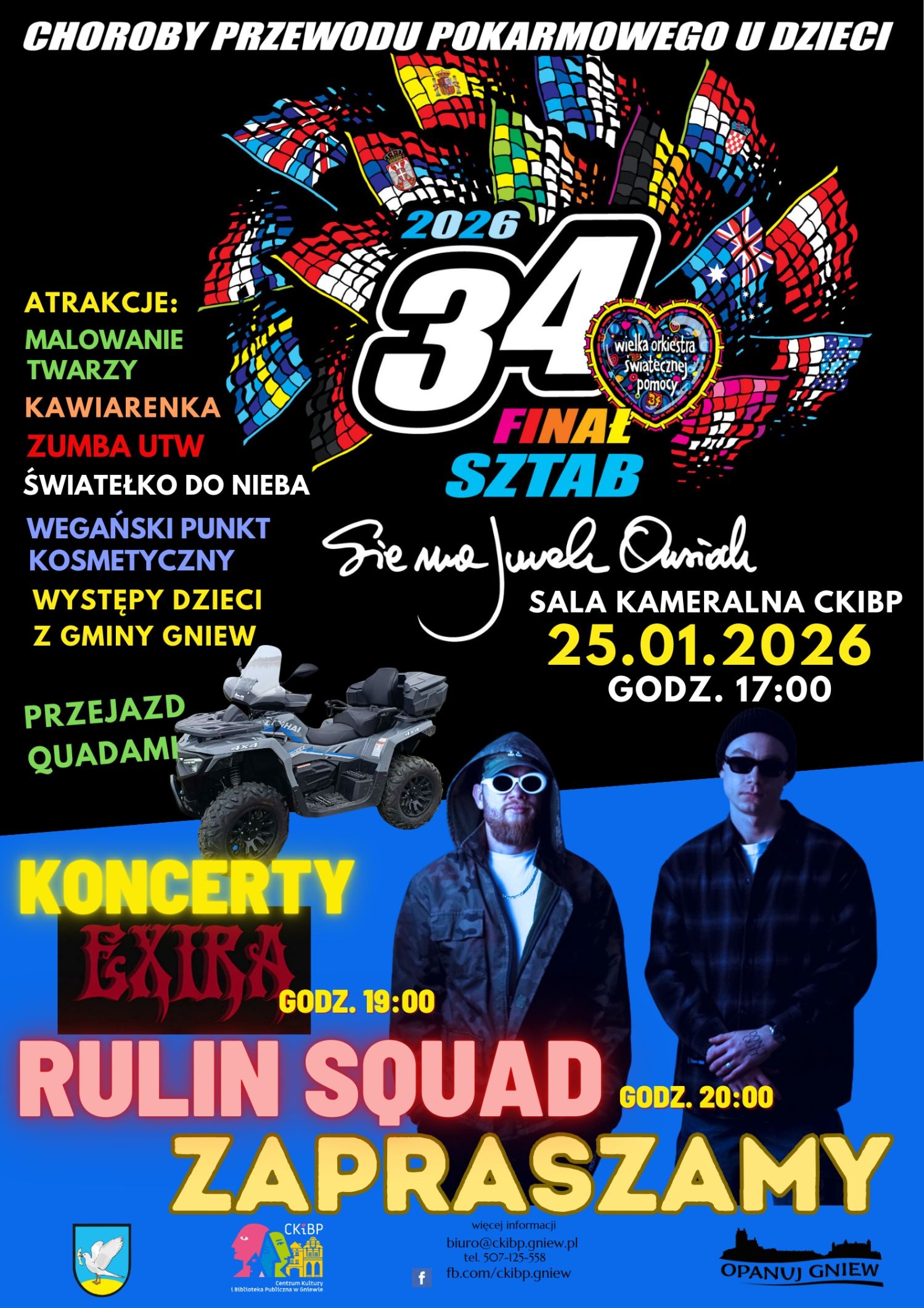 Finał Wielkiej Orkiestry Świątecznej Pomocy w Gniewie - Aktualności