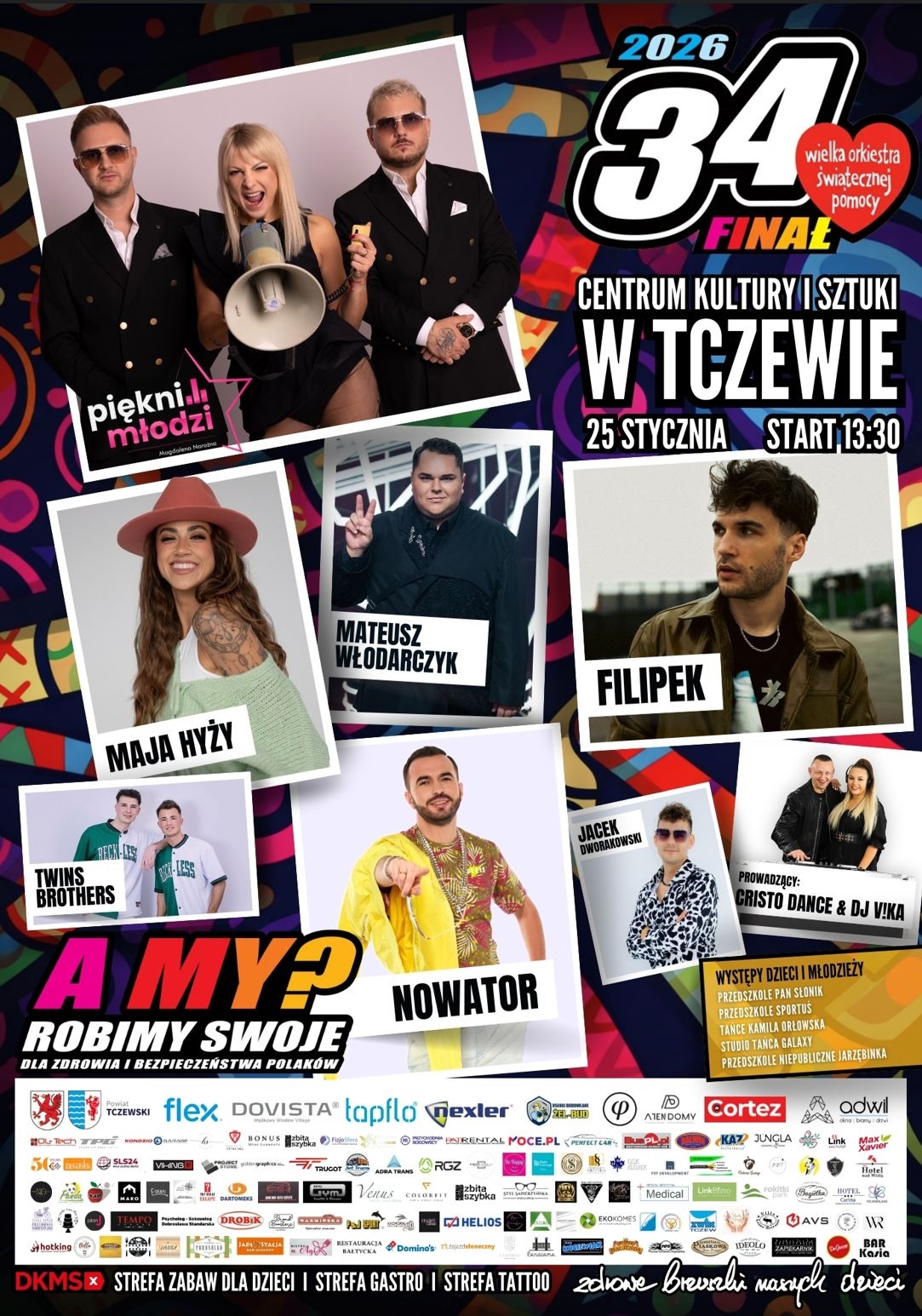 Finał WOŚP w Tczewie. To ich zobaczymy na scenie CKiS - Aktualności