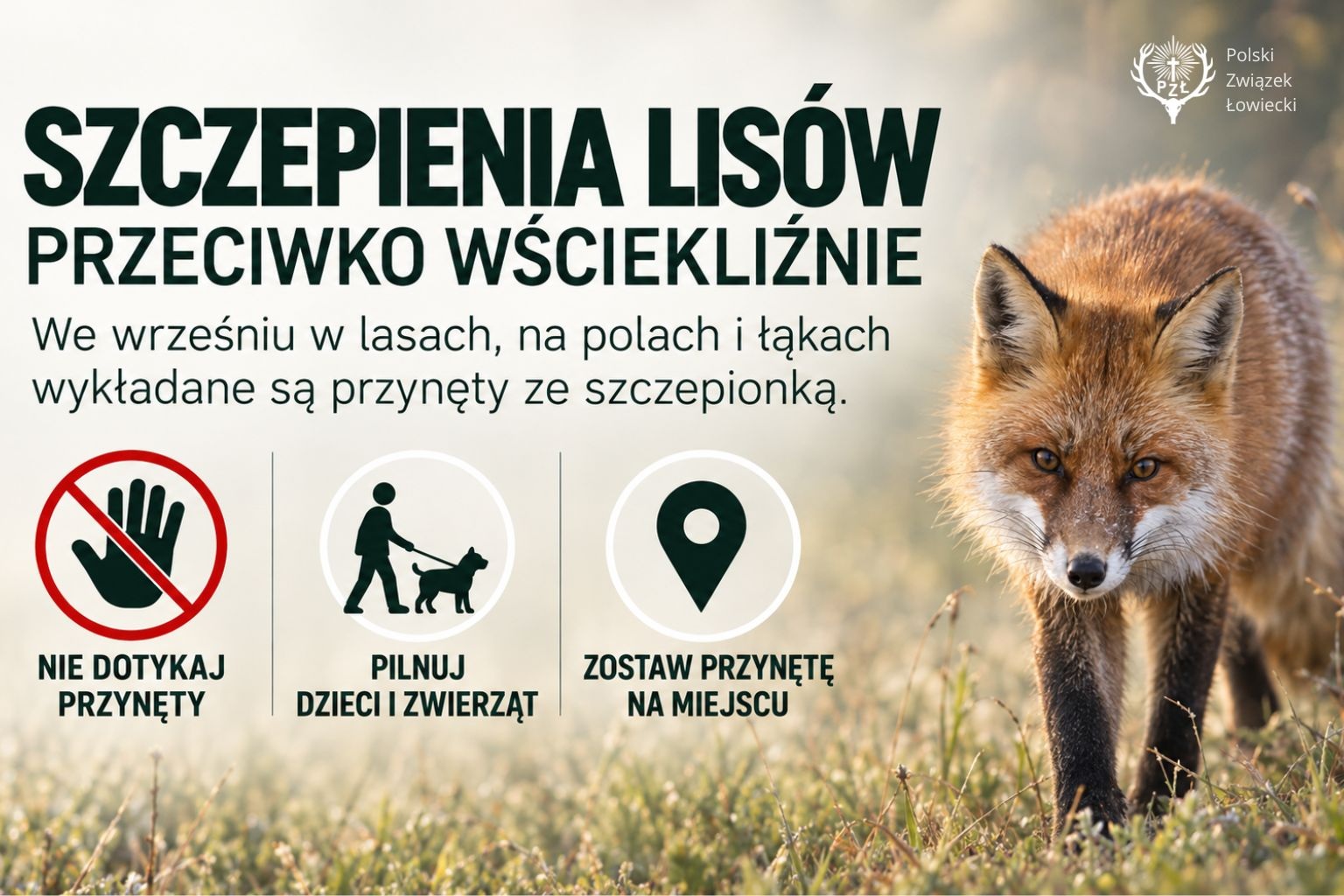 Szczepionki dla lisów w lasach. Nie dotykajmy przynęt - Aktualności