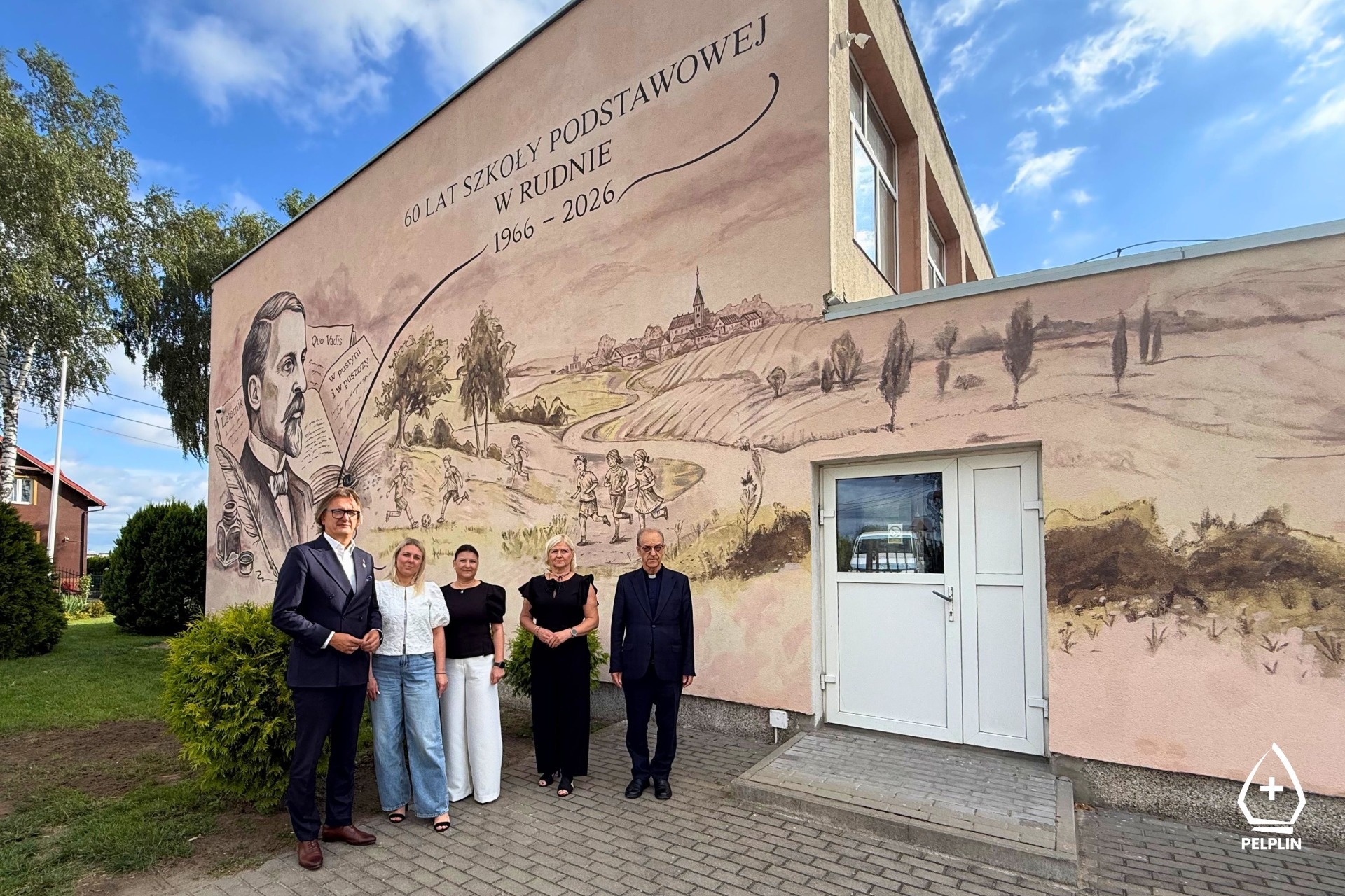 Jubileuszowy mural odsłonięty w Rudnie - Aktualności