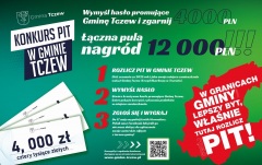 Tczew - Konkurs PIT w Gminie Tczew. Do wygrania 12 tysięcy złotych