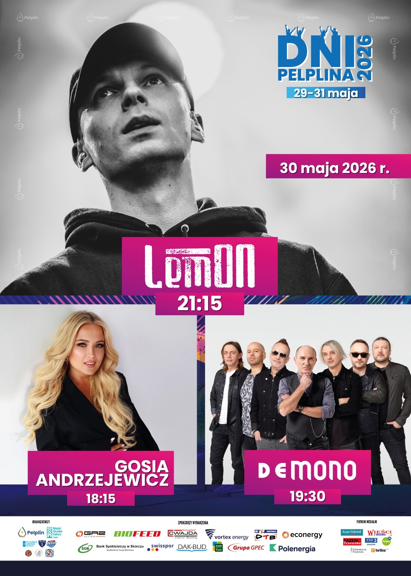 Dni Pelplina. Lemon, Gosia Andrzejewicz i De Mono na scenie - Aktualności