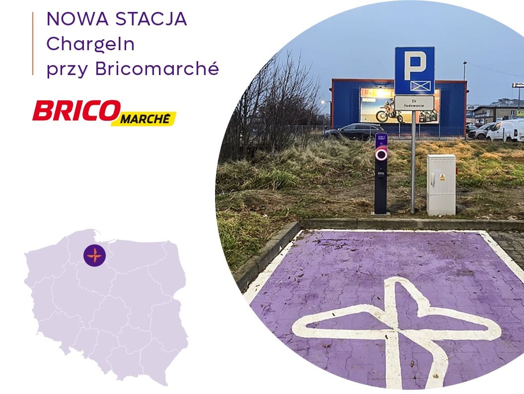ChargeIn z nową stacją ładowania AC w Tczewie - Aktualności