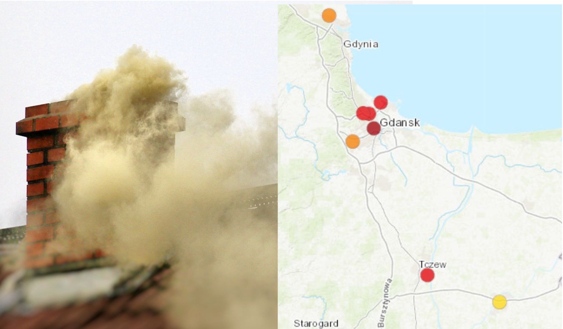 Zły stan powietrza na Pomorzu. Unikajcie wieczornych spacerów! - Aktualności