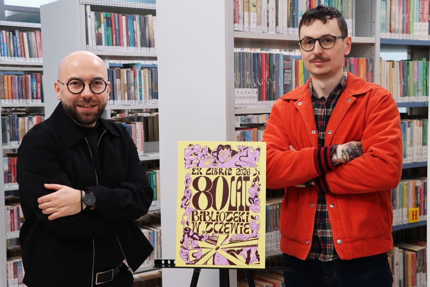 Tczewska biblioteka świętuje 80-lecie. Jubileusz z lokalnym akcentem i urodzinową identyfikacją wizualną - Aktualności