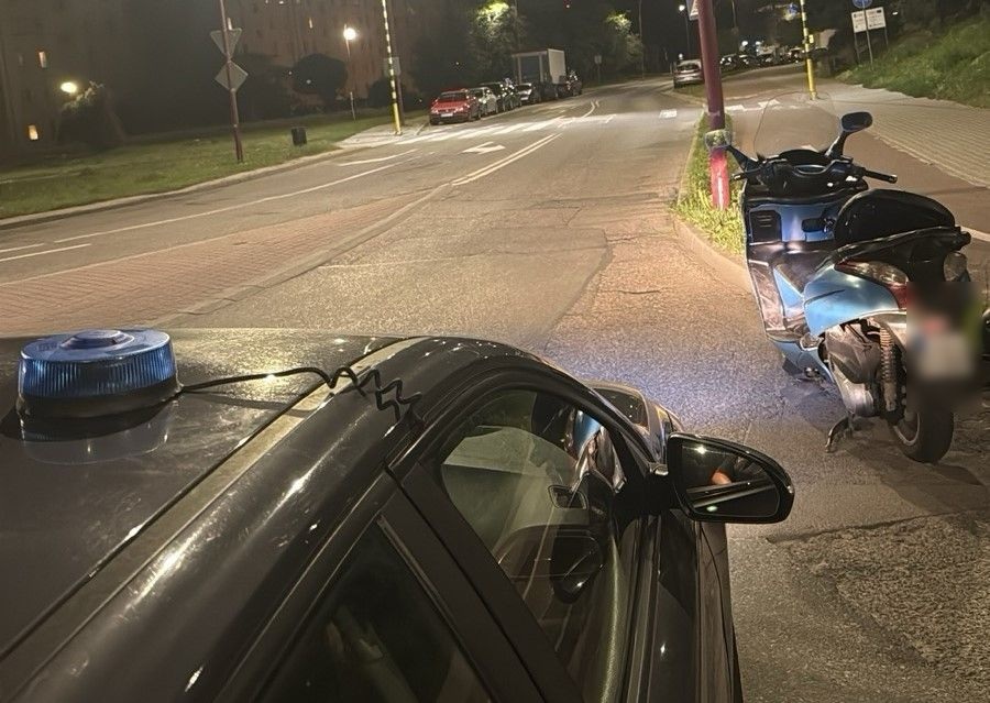 Jechał motorowerem po alkoholu. Miał też marihuanę - Aktualności