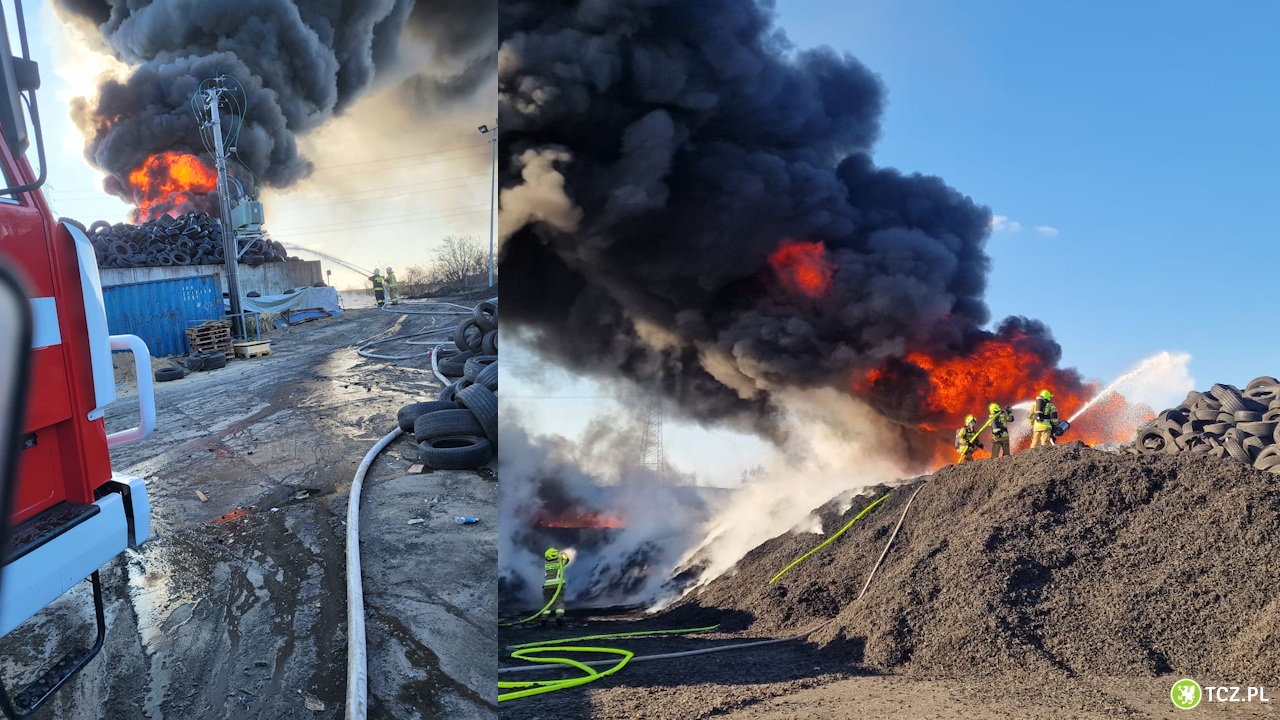 Pożar w Rożentalu wciąż nieopanowany. Strażacy walczą z żywiołem od kilkunastu godzin - Aktualności