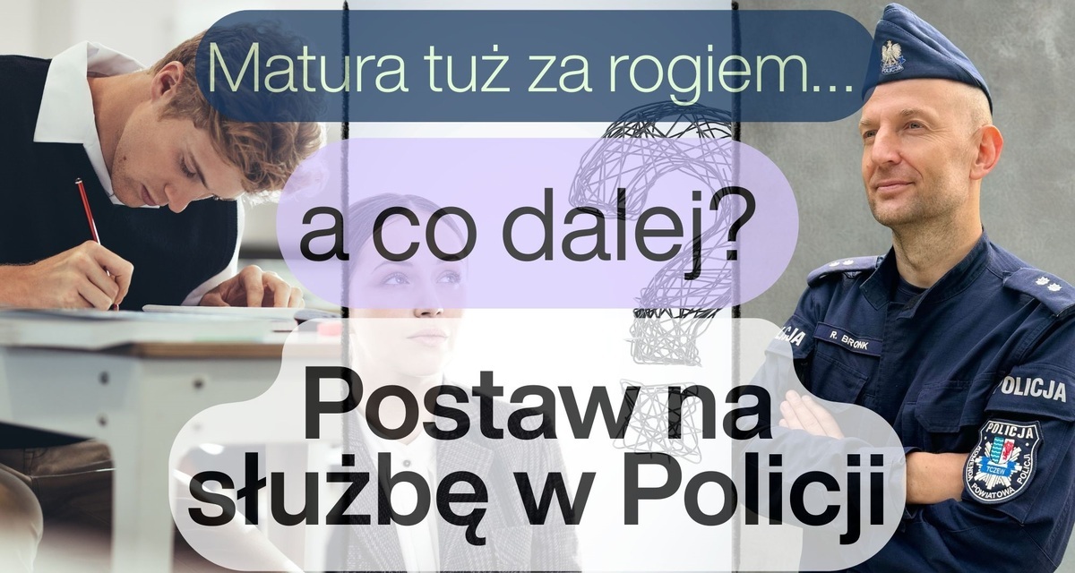 Policjanci zachęcają maturzystów do służby - Aktualności