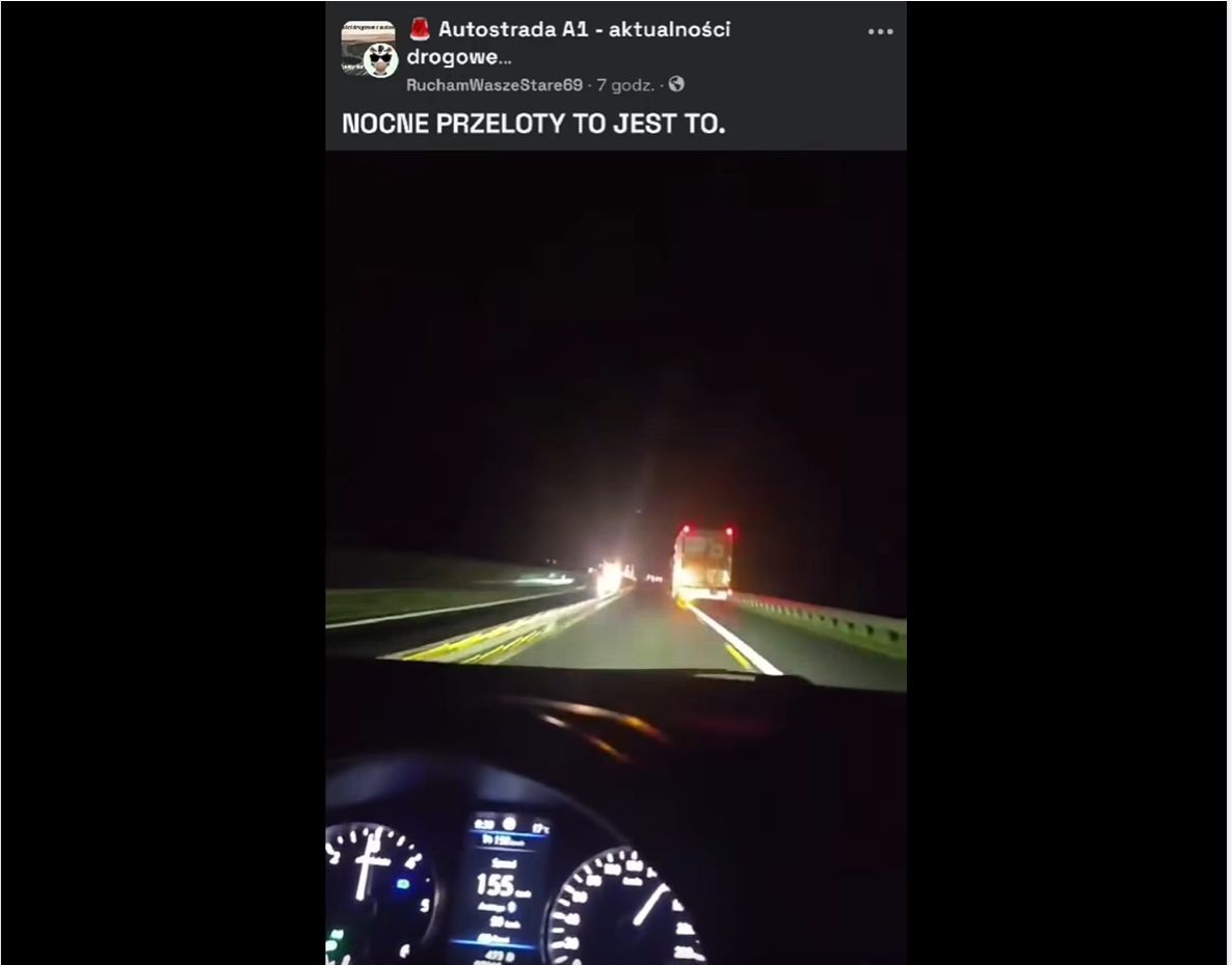 Pirat na A1. Chcielibyśmy, by poniósł surowe konsekwencje - Aktualności