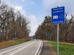 Tczew - Noga z gazu! W Waćmierku stanął fotoradar