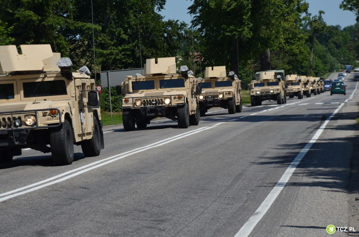 Wzmożony ruch wojskowych kolumn - apel do kierowców - Aktualności